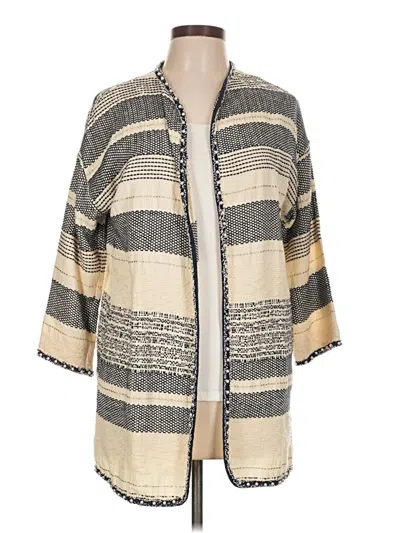 Pre-owned Vilagallo Cardigan Sweater In Tan