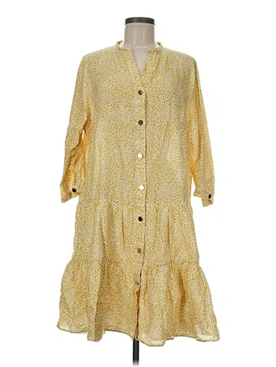 Pre-owned Vilagallo Casual Dress In Yellow