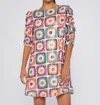 Vilagallo Croquet Sequin Dress In Multi