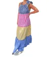 Vilagallo Cylia Maxi Dress In Multi In Multi