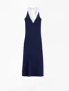 VILAGALLO DANIELA SUNDRESS IN NAVY BIARRIZ