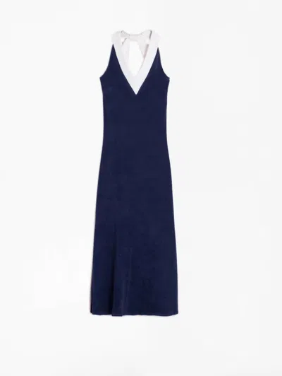 Vilagallo Daniela Sundress In Navy Biarriz In Blue