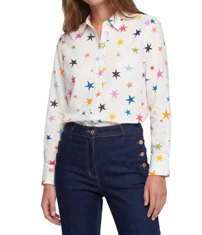 Vilagallo Donia Star Blouse In Estrella In Multi