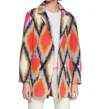 VILAGALLO DORA JACKET IN IKAT LANA PUNTO