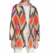 Vilagallo Dora Jacket In Ikat Lana Punto In Multi