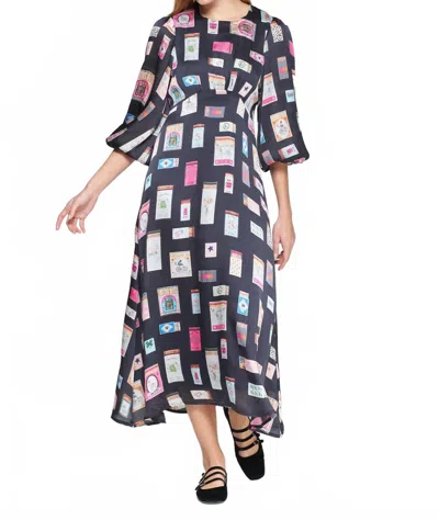 Vilagallo Eno Maxi Dress In Cerillas In Blue