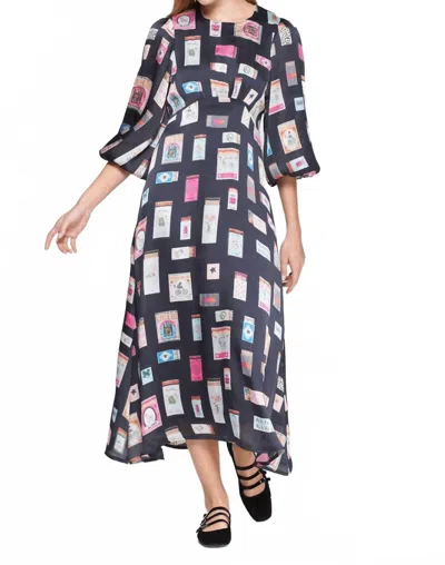 Vilagallo Erin Dress In Cerillas In Blue