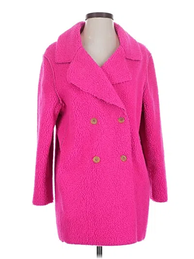 Pre-owned Vilagallo Fleece Jacket In Pink