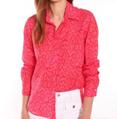 Vilagallo Gaby Long Sleeve Blouse In Pink