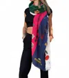 Vilagallo Graffiti Rectangular Scarf In Multicolored In Multi