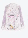 Vilagallo Isa Geometric Shirt In Print In Multi