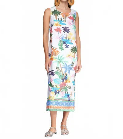 Vilagallo Liana Dress In Palmeras In Multi