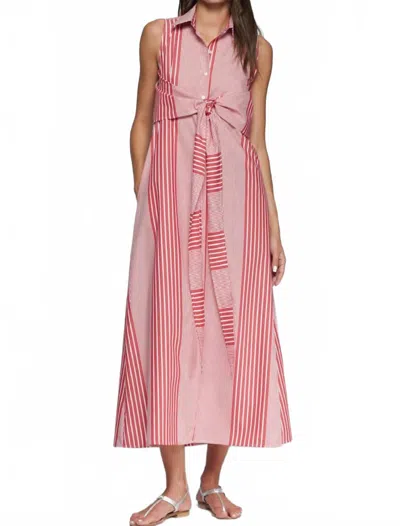 Vilagallo Margas Dress In Red In Pink