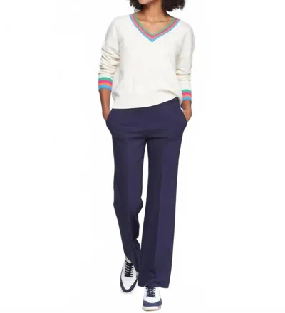 Vilagallo Martina Pants In Azul Marino In Multi