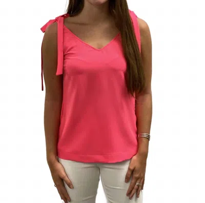 Vilagallo Miranda Shirt In Pink Crep