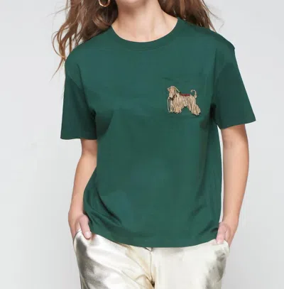 Vilagallo Dog Short Sleeve T-shirt In Green