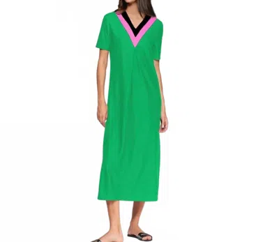 Vilagallo Punto Fluido Dress In Green