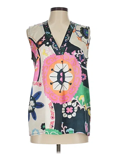 Pre-owned Vilagallo Sleeveless Blouse In Pink
