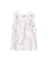 Vilagallo Starstruck Tank In Ivory In White