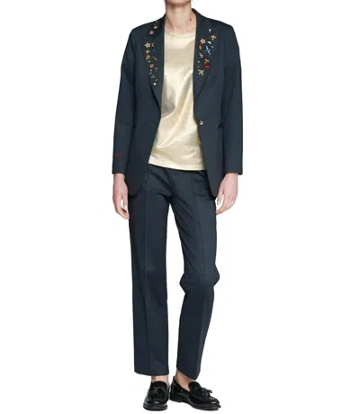 Vilagallo Stretch Trouser In Filafil Denim In Multi