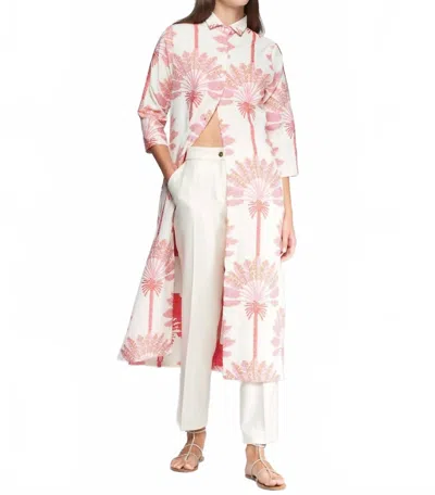 Vilagallo Venaa Midi Dress In Palmera In Multi