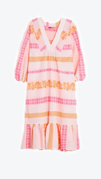 Vilagallo Women's Fabrizia Milos Dress In Multi In Pink