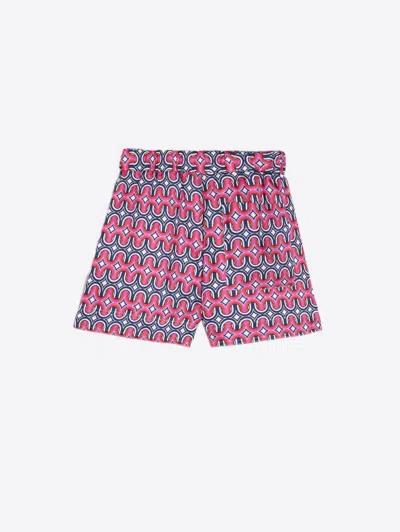 Vilagallo Women Fiammenta Short In Pink Multi