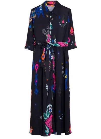 Vilagallo Women's Ikat Dress In Multi