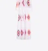 Vilagallo Women's Natalia Ikat Dress In Bordado Ikat In Multi