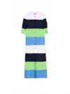 Vilagallo Women's Nautical Stripped Dress In Multi