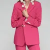 Vilagallo Women's Sophia Blazer In Pink In Pink
