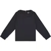Vild House Of Little Ls Organic Cotton Collared Shirt In Nocturnal Navy
