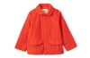Vild House Of Little Organic Corduroy Jacket In Dark Coral