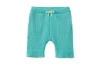 Vild House Of Little Organic Cotton Nordic Knit Shorts In Copper Green