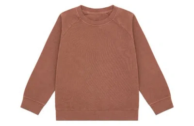 Vild House Of Little Kids'  Organic Cotton Pullover In Clay Pink-beetroot Plant Dye