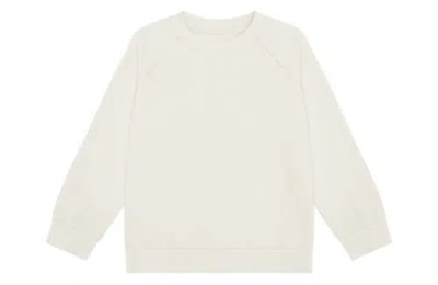 Vild House Of Little Kids'  Organic Cotton Pullover In Ecru-no Dye