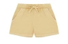 Vild House Of Little Kids'  Organic Cotton Shorts In Sandstone-natural Mineral Dye