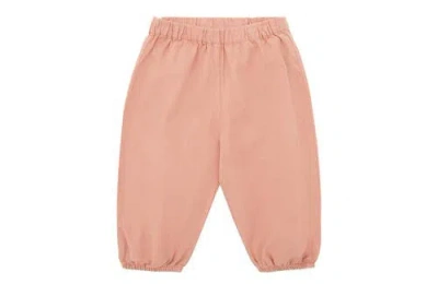 Vild House Of Little Kids'  Organic Cotton Woven Balloon Trousers In Pink