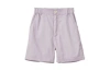 Vild House Of Little Kids'  Organic Cotton Woven Bermuda Shorts In Lavender
