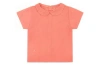 Vild House Of Little Organic Cotton Woven Collared Shirt In Coral-madder Plant Dye