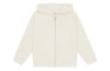 Vild House Of Little Kids'  Organic Cotton Zip Up Hoodie In Ecru-no Dye