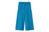 Vild House Of Little Kids'  Organic Knit Wide Leg Trousers In Blue