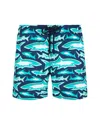 Vilebrequin Moorea Requins 3d Swim Shorts