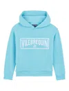 Vilebrequin 3d Embroidered-logo Hoodie In Blue