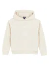Vilebrequin Logo Cotton Fleece Hoodie In White