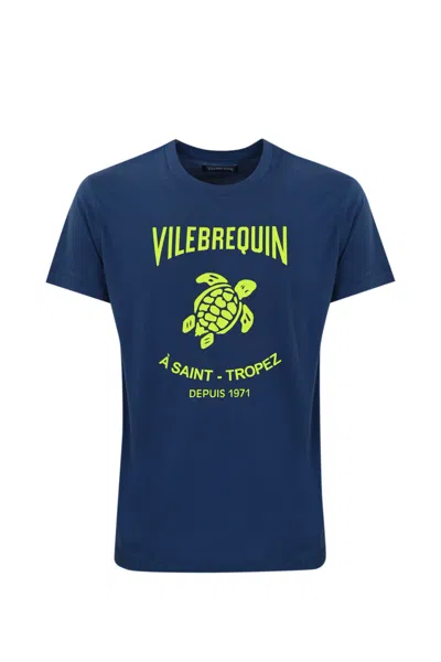 Vilebrequin A Saint Tropez Blue T-shirt In Blu Yatch