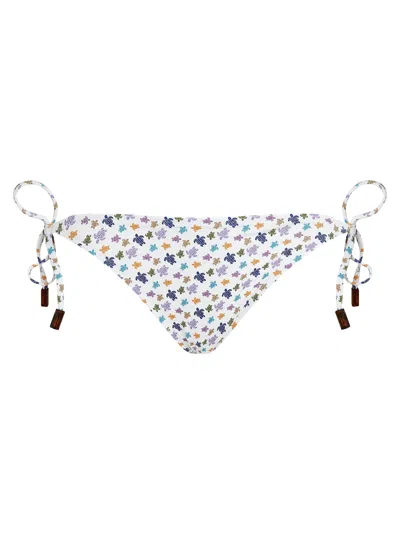 Vilebrequin Women Side Tie Bikini Bottom Micro Ronde Des Tortues In Multi