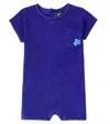 Vilebrequin Baby Bombo Cotton Terry Playsuit In Blue