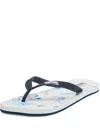 Vilebrequin Beach-print Flip Flops In White