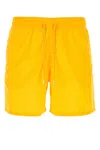 Vilebrequin Bermuda Mare In Nylon Giallo Uomo